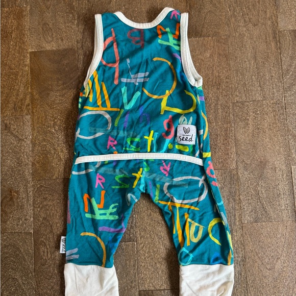 The Simple Seed Sleeveless Newborn Romper - Picture 2 of 3